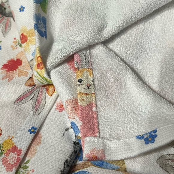 Easter-Easter 2 Cat Bunny Printed Towels - Picture 4 of 5